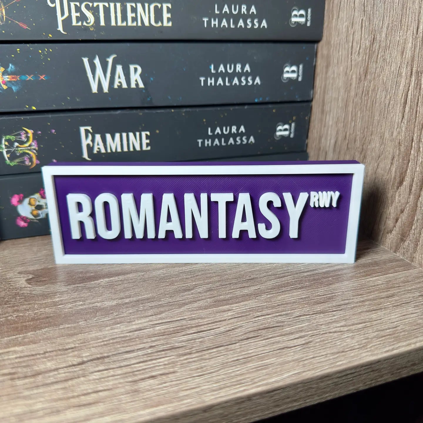 Romantasy Shelf Sign