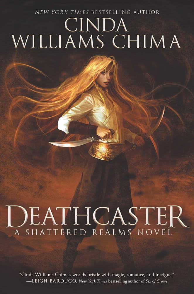 Deathcaster: A Fantasy Epic Finale of Castle Intrigue, Deception, and the Enemies Within (Shattered Realms, 4) cover image
