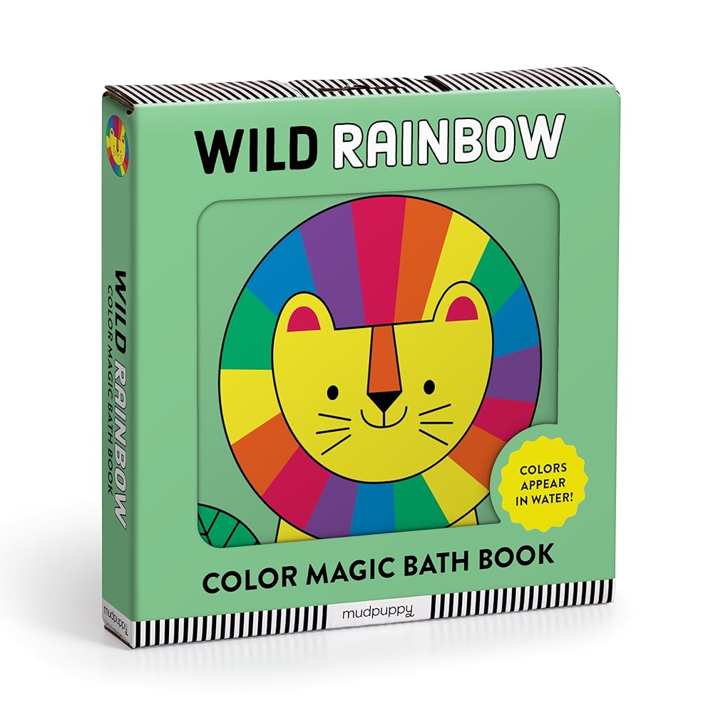 Wild Rainbow Magic Bath Book (Bath Time Books, Bath Books for Toddlers and Babies, Books about Animals, Waterproof Books) cover image