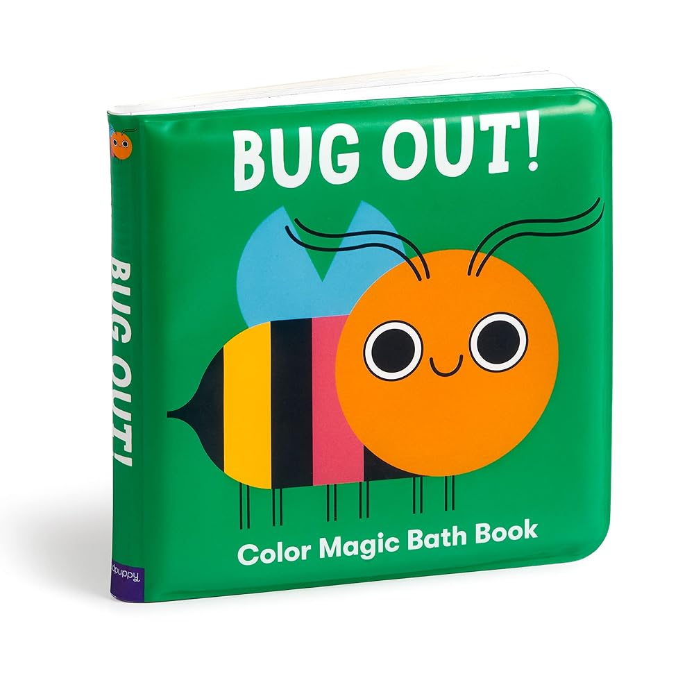 Bug Out! – Waterproof Color Changing Magic Bath Book for Babies and Toddlers cover image