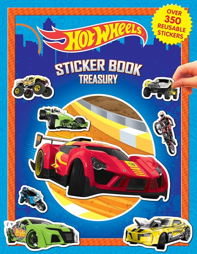 Hot Wheels Sticker Book Treasury cover image