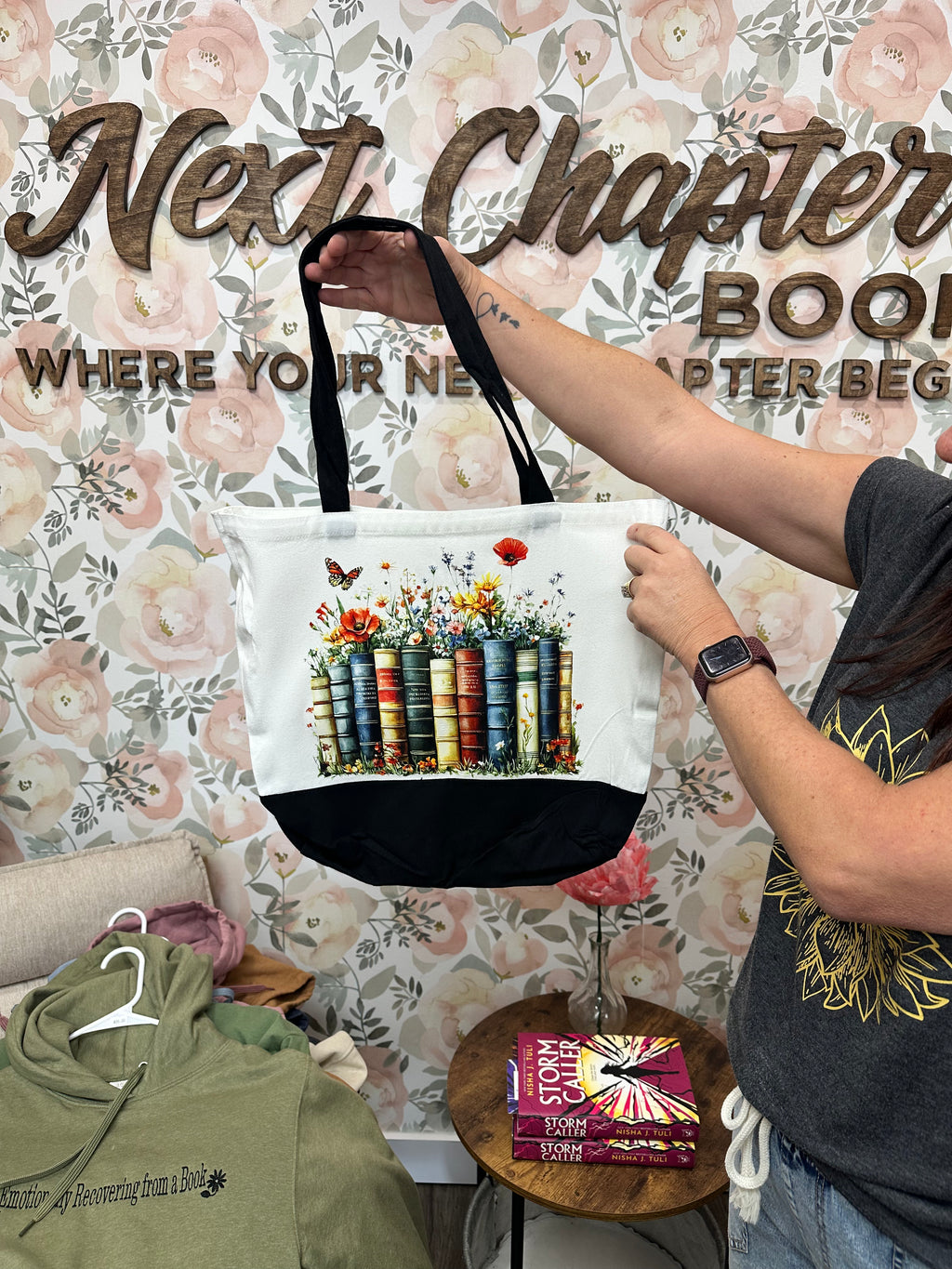 Book Tote Bag - Large - Book design