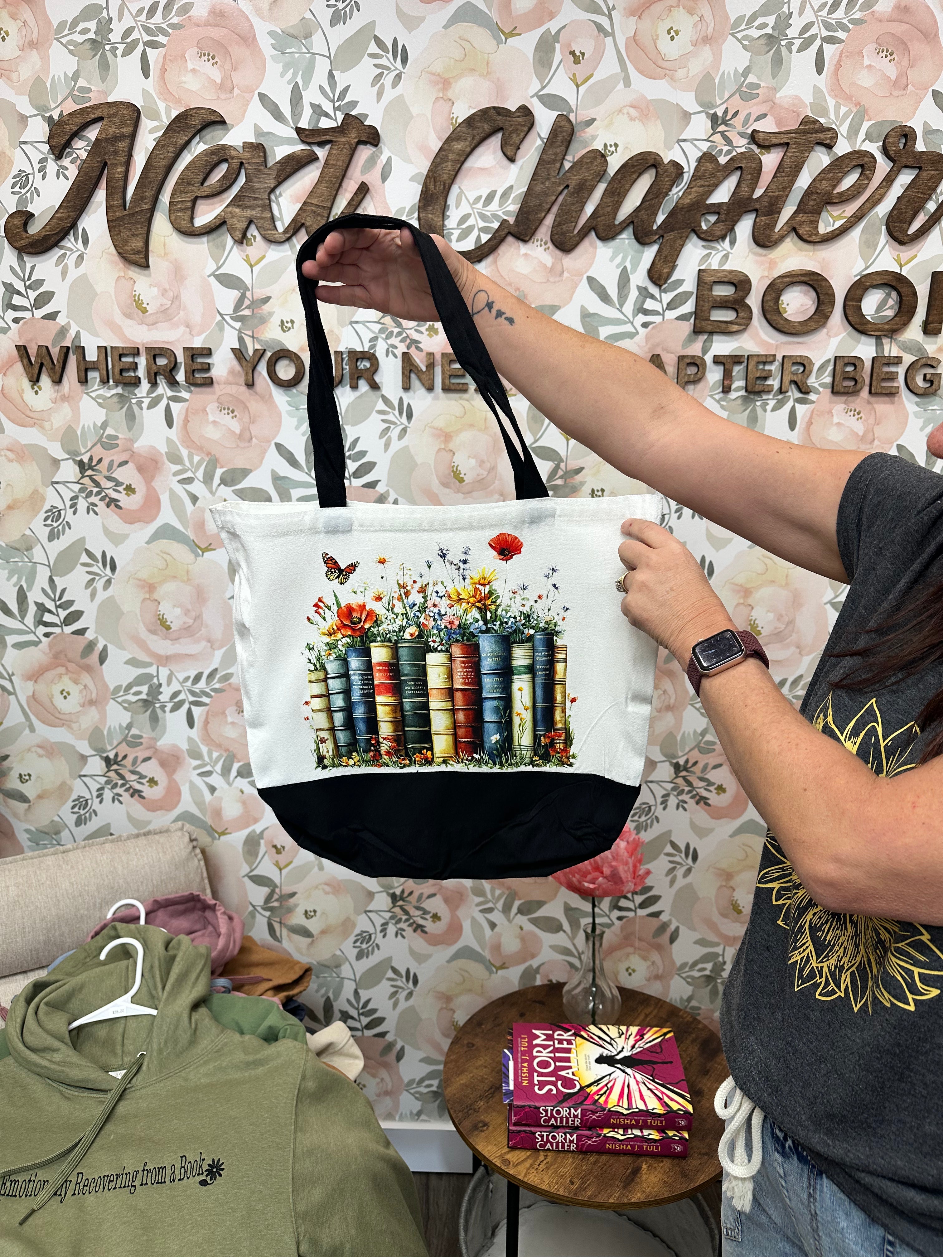 Book Tote Bag - Large - Book design