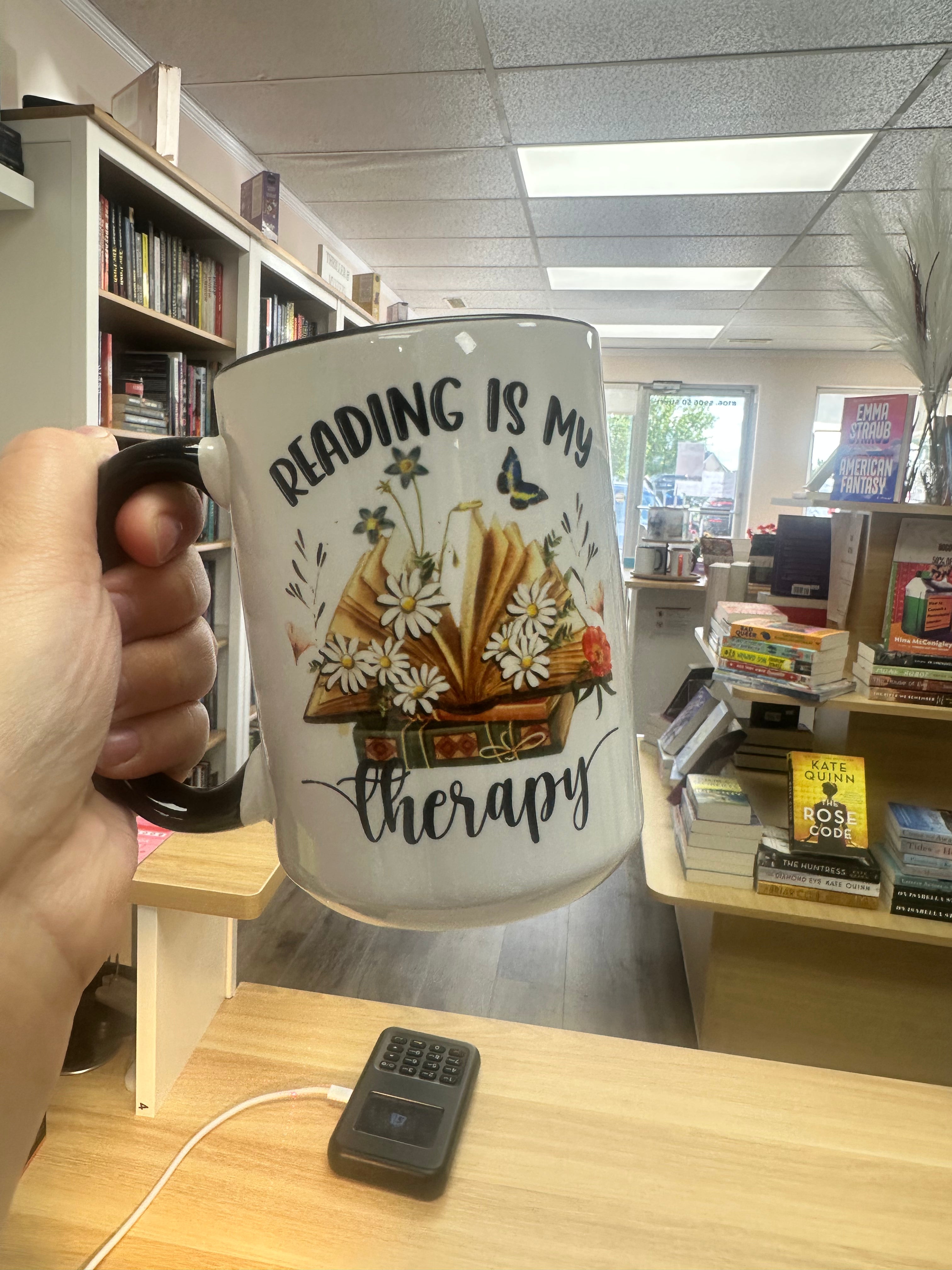 Reading Therapy Mug