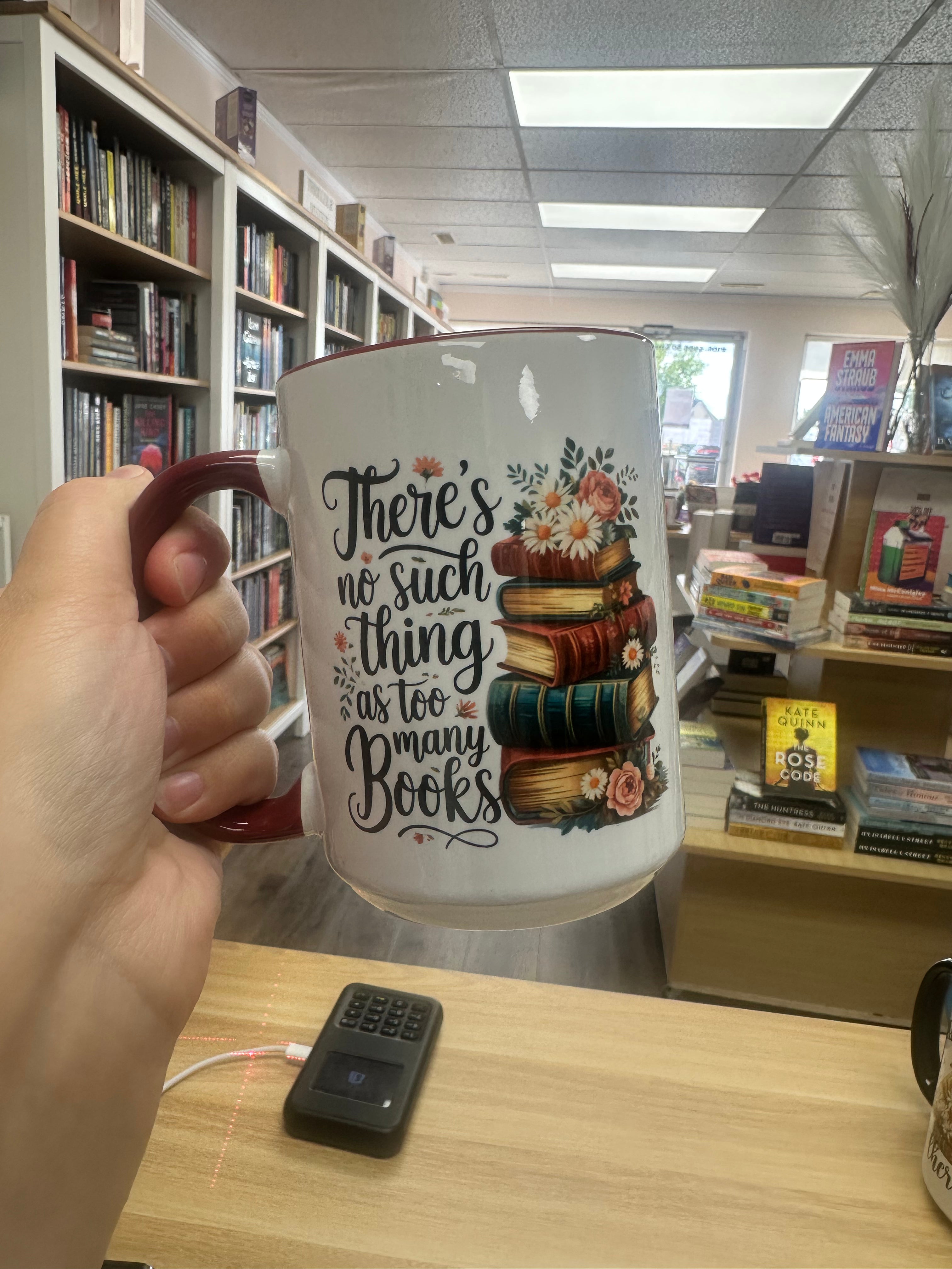 Too Many Books Mug