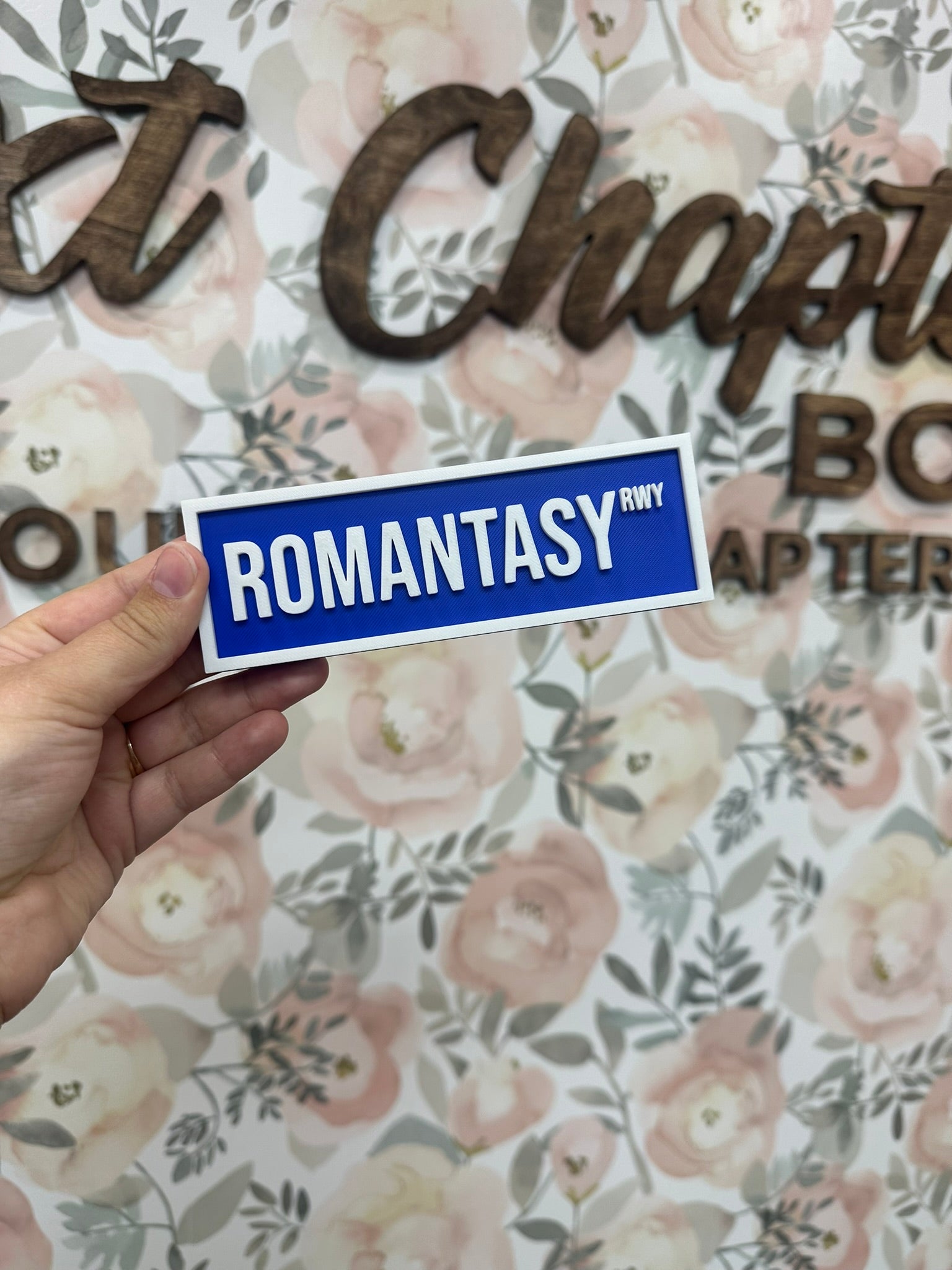 Romantasy Shelf Sign