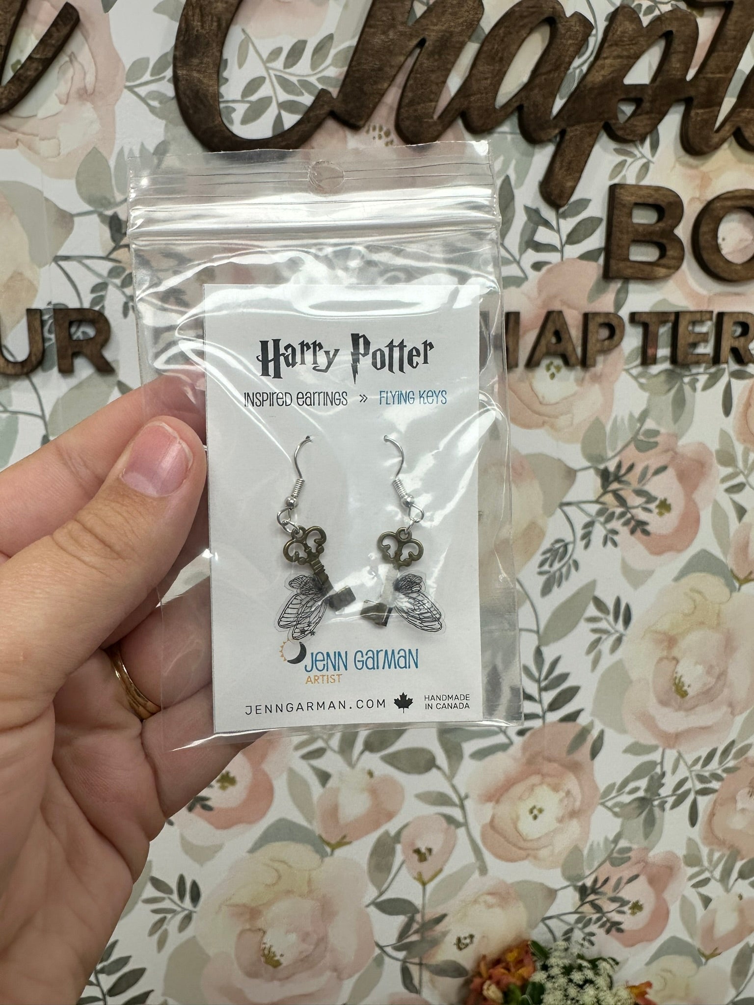 Earrings - Bookish