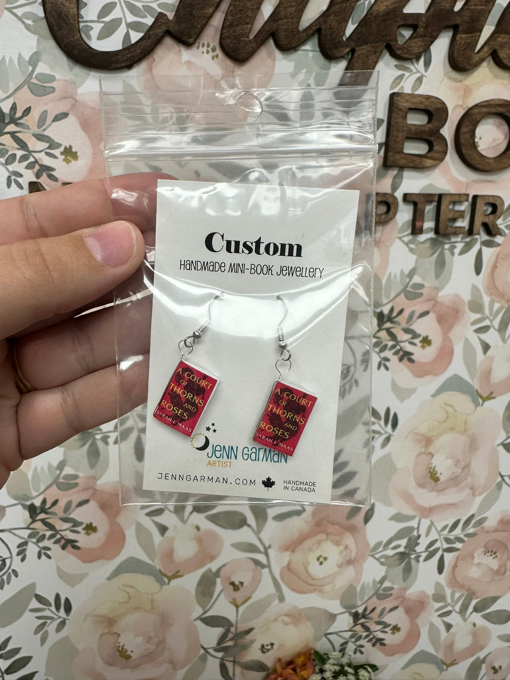 Earrings - Bookish