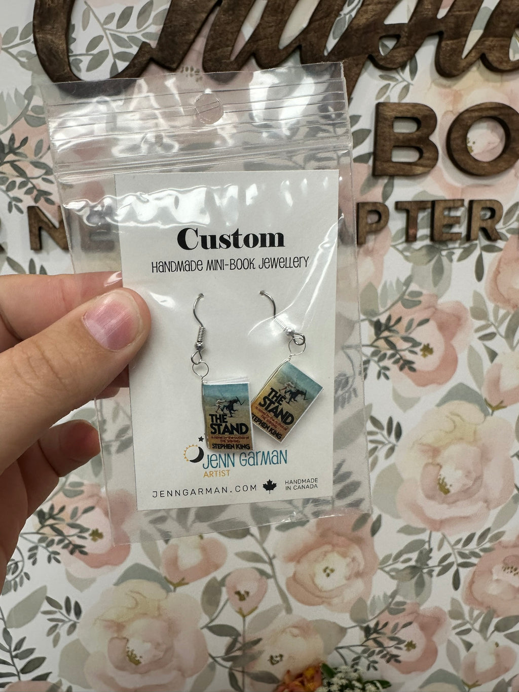 Earrings - Bookish