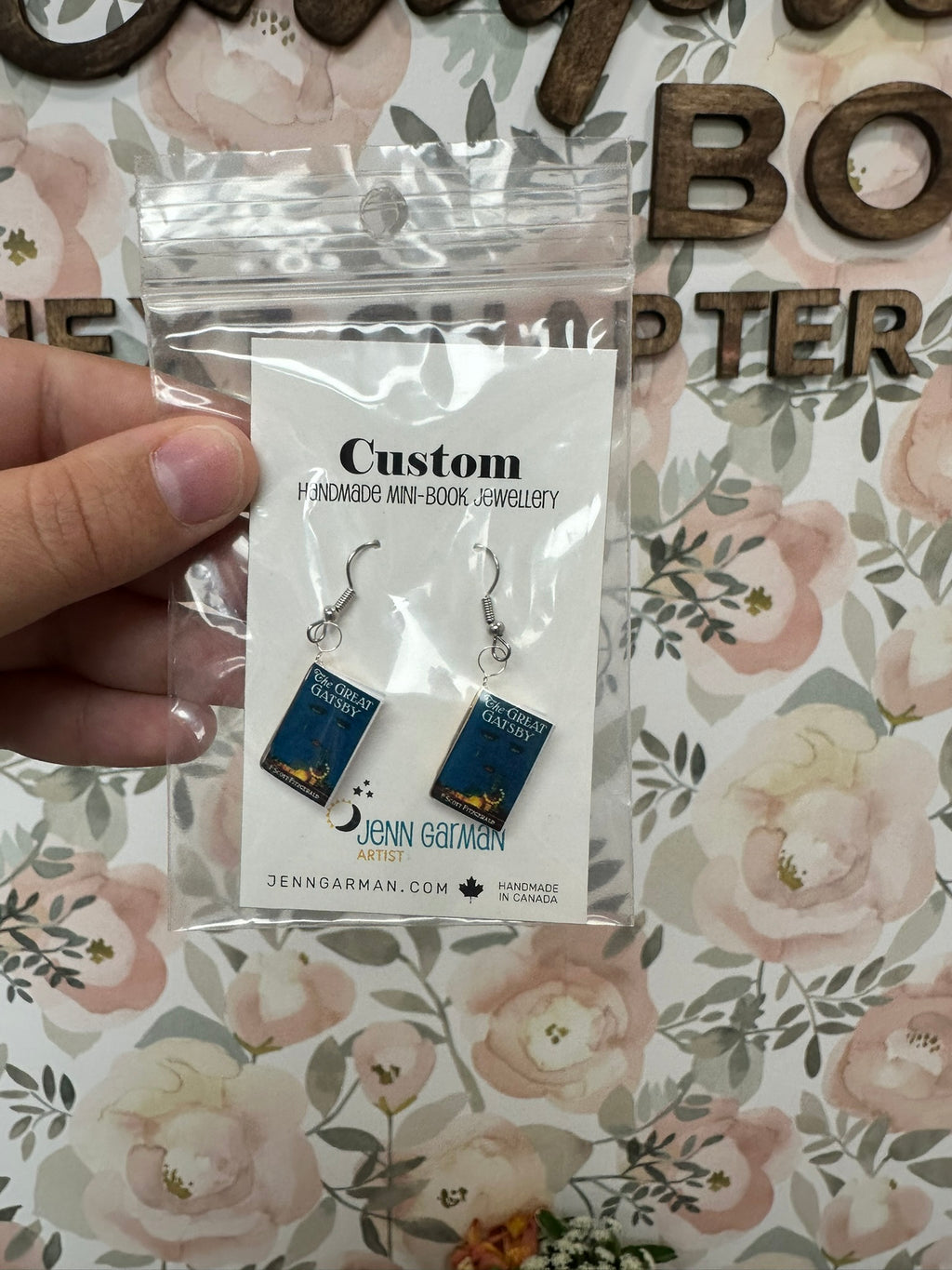 Earrings - Bookish