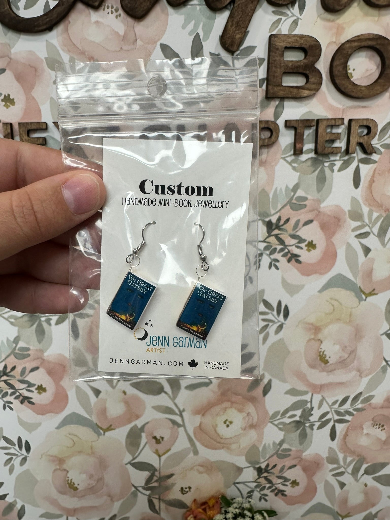 Earrings - Bookish