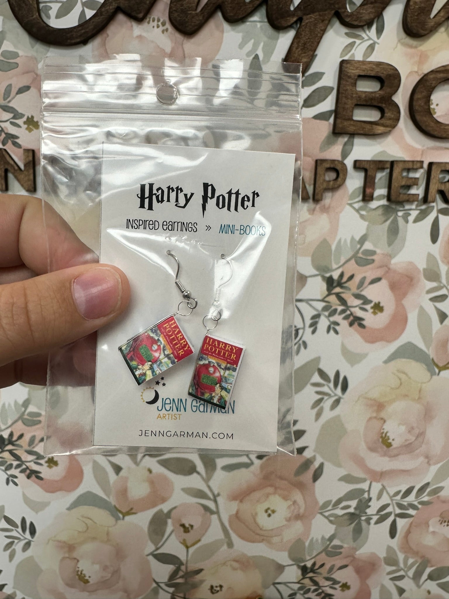 Earrings - Bookish