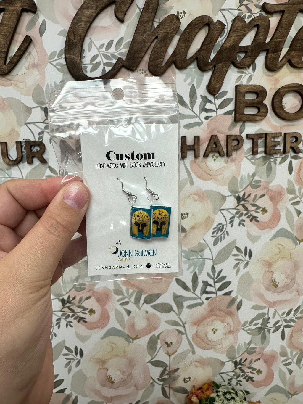 Earrings - Bookish