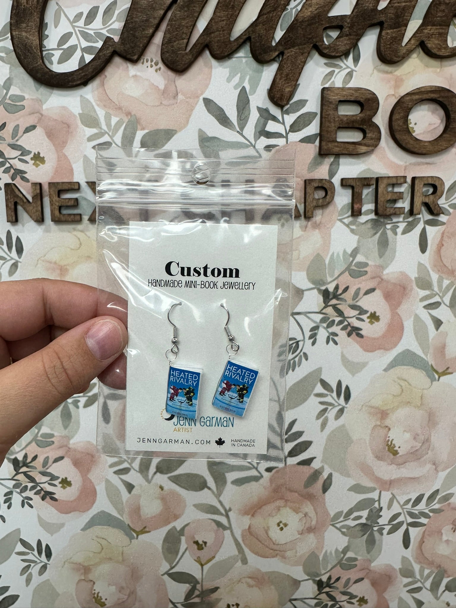 Earrings - Bookish