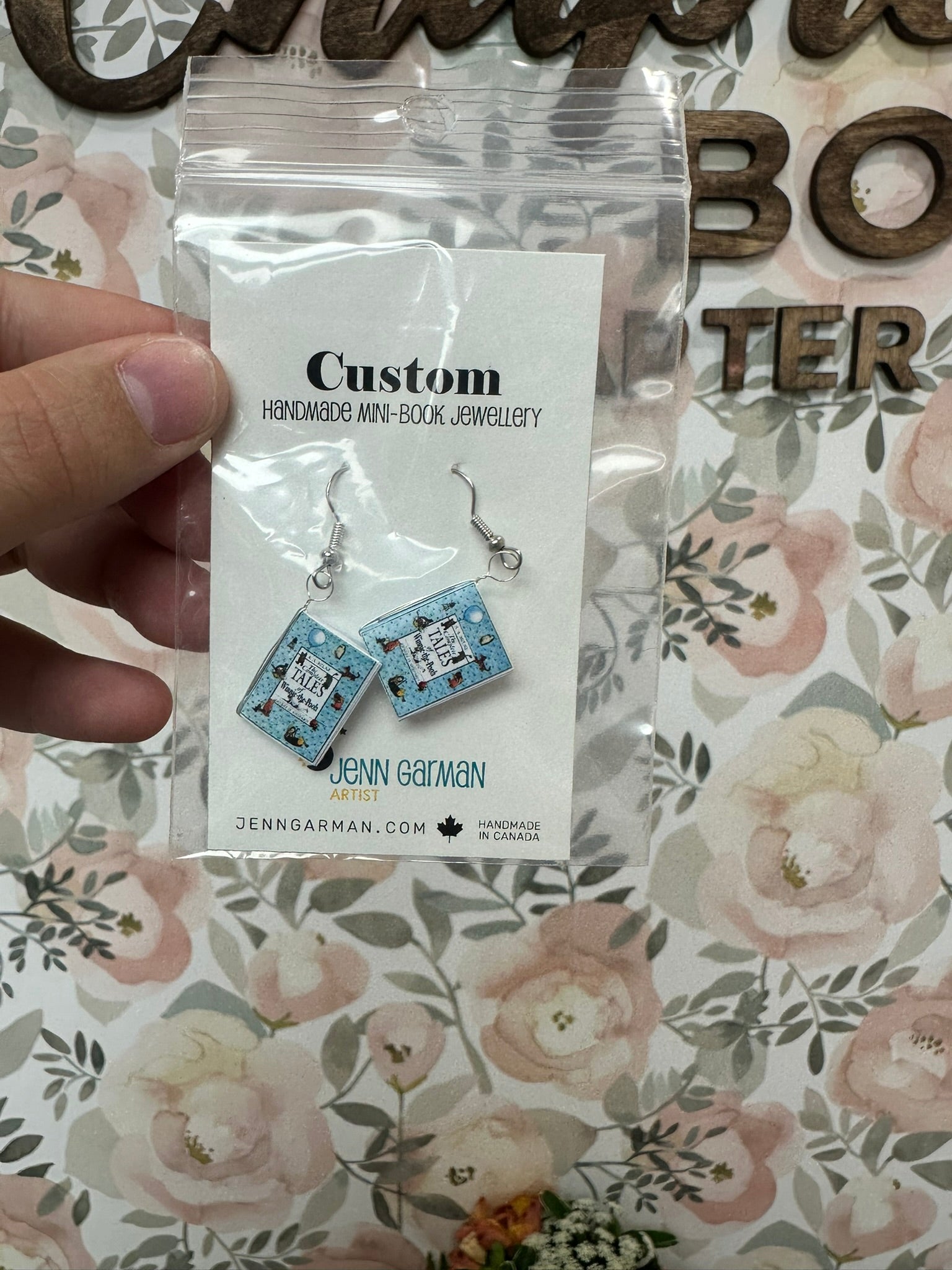 Earrings - Bookish