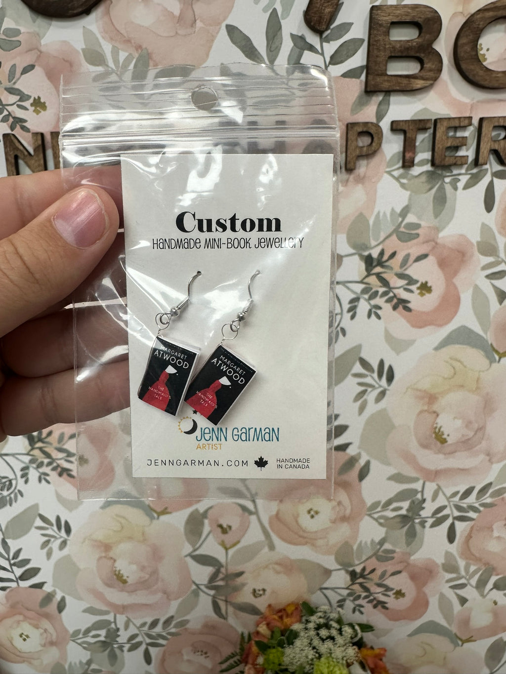 Earrings - Bookish