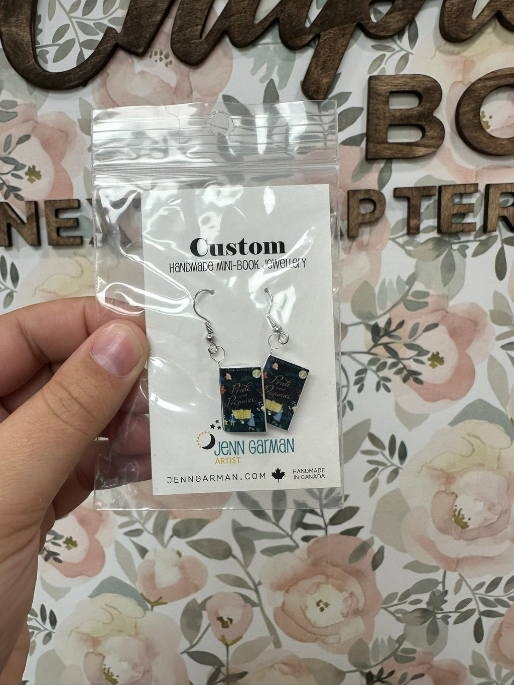 Earrings - Bookish