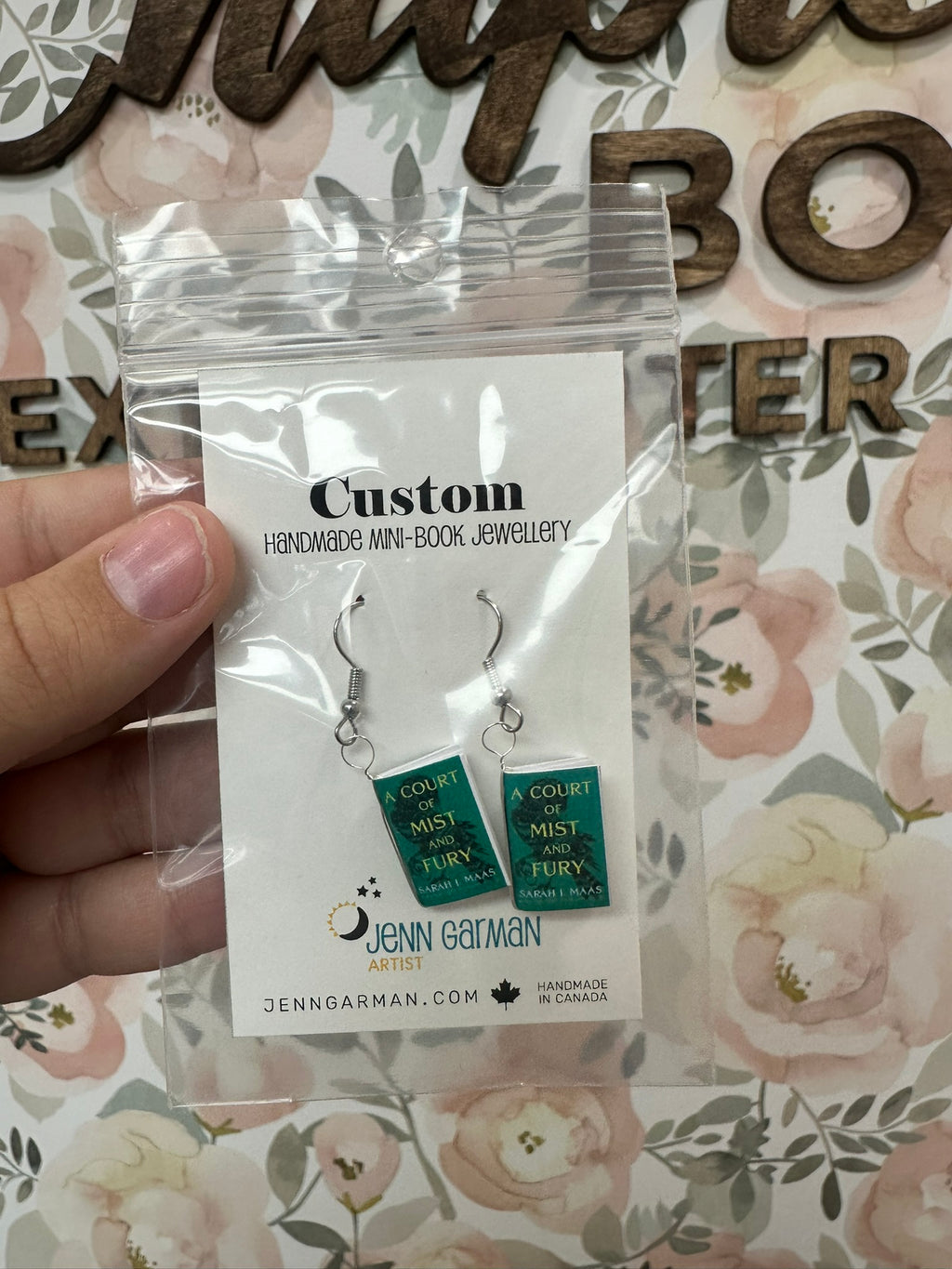 Earrings - Bookish