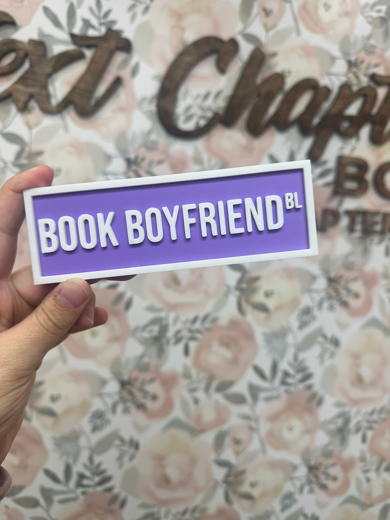 Book Boyfriend BL Shelf Sign