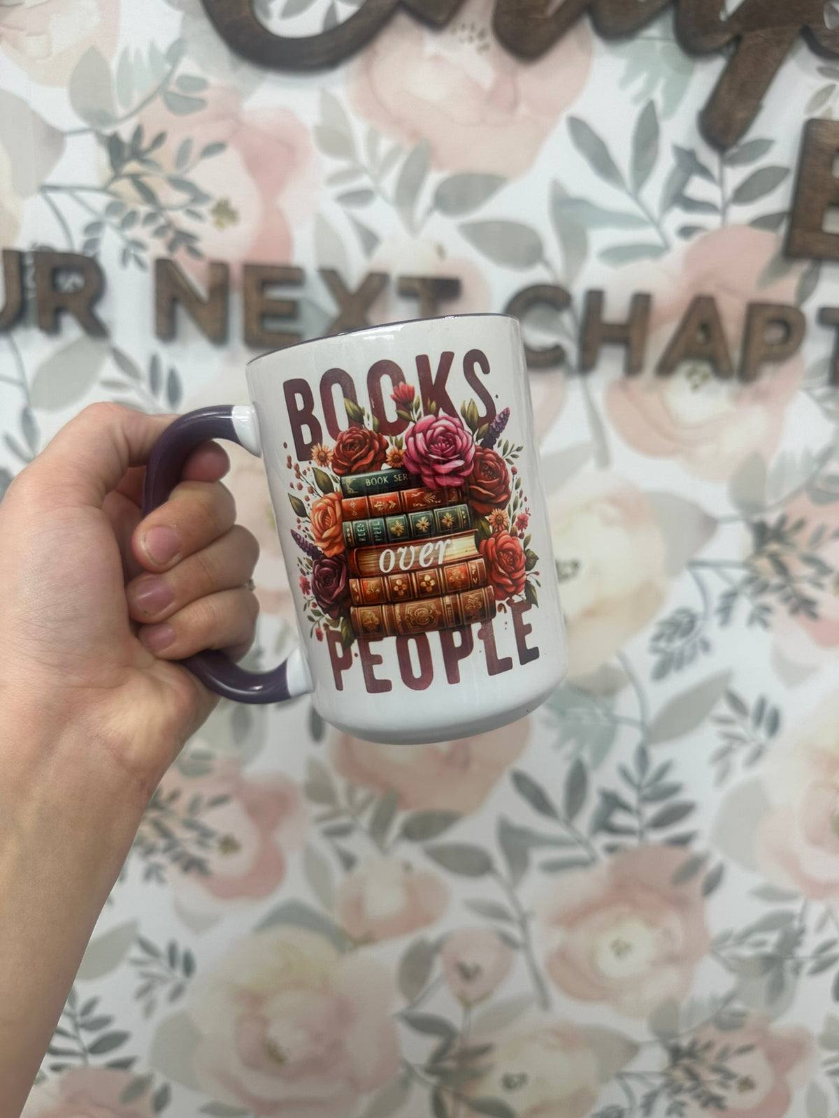 Books Over People Mug