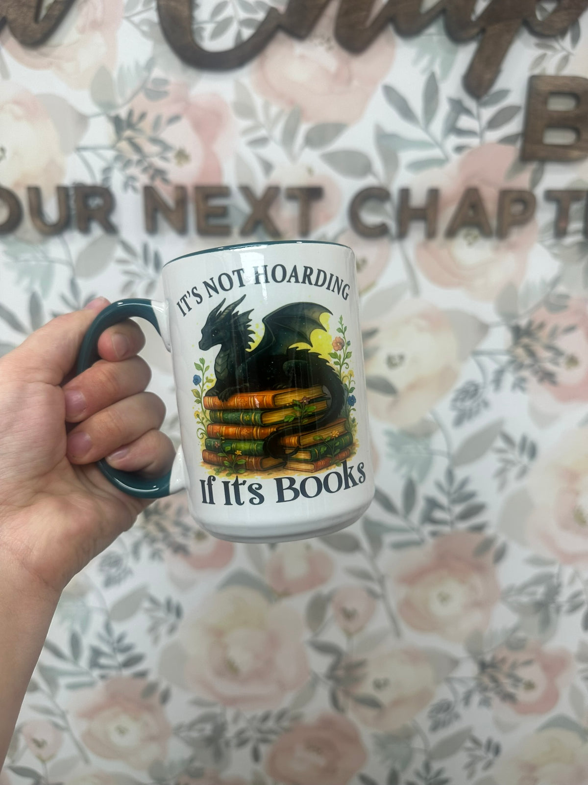 Not Hoarding Dragon Mug