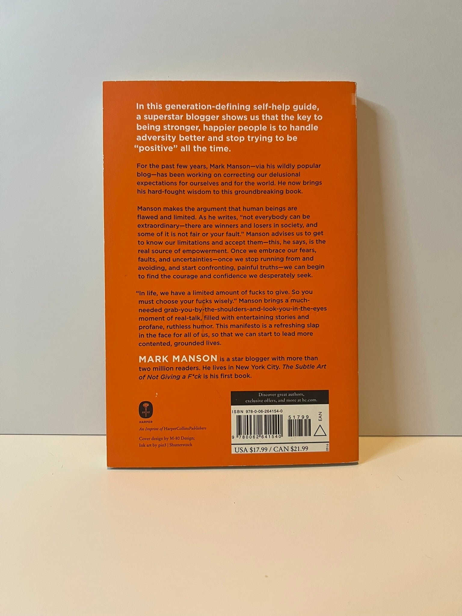 USED: The Subtle Art Of Not Giving a F*ck