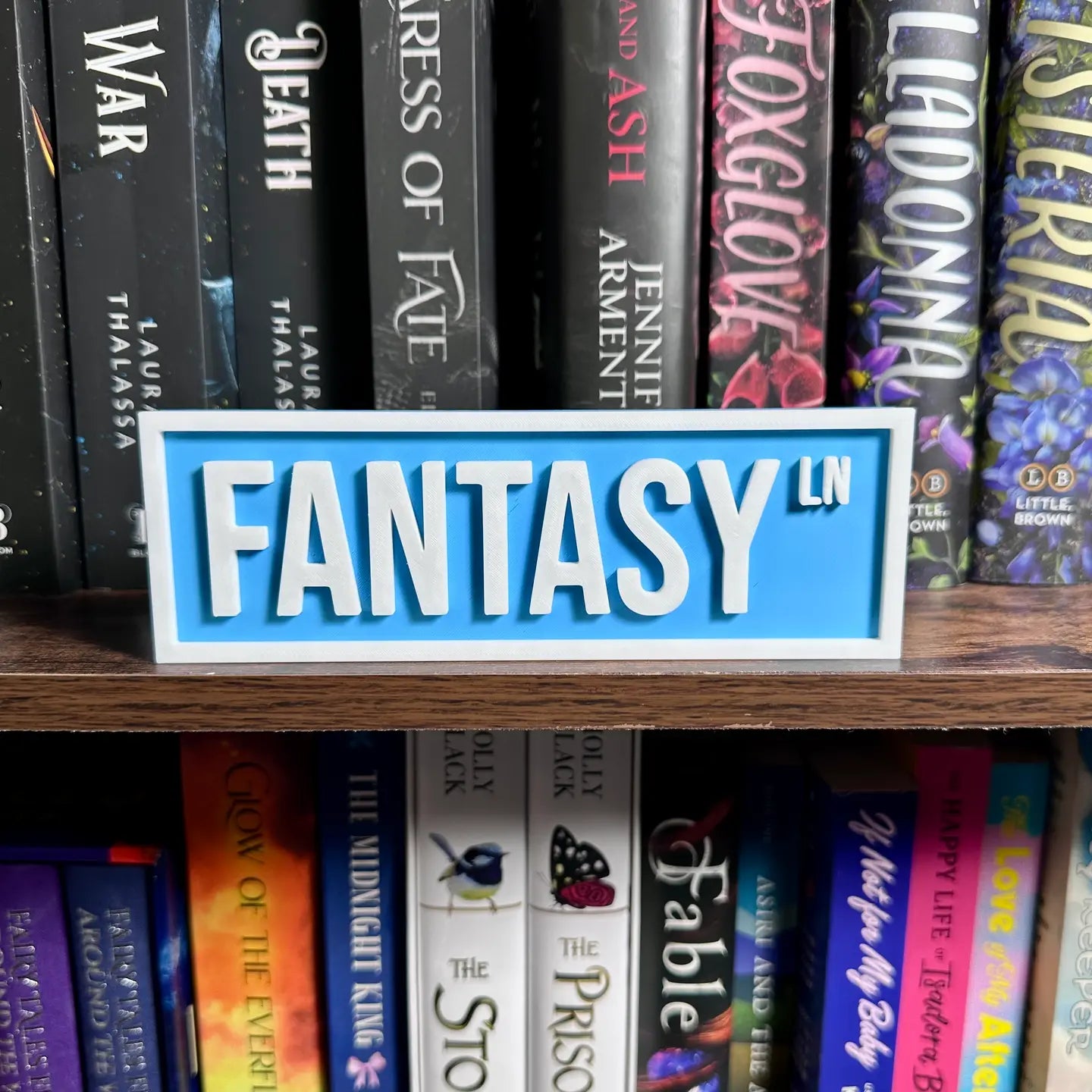 Fantasy Ln Shelf Sign